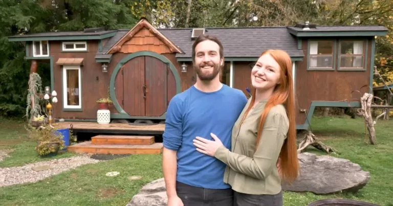 Man spends 3 years building whimsical tiny home by hand completely out of recycled materials