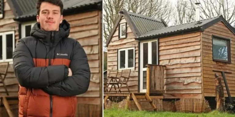 This 17-year-old boy builds a house entirely out of wood so he never has to pay rent