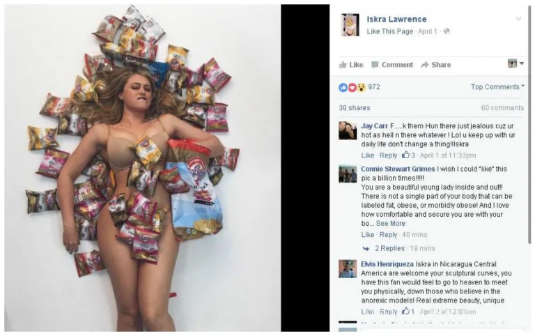 She is the most famous plus-size model, but after a man called her a fat cow, she posed in a bikini and got revenge in a horrifying way