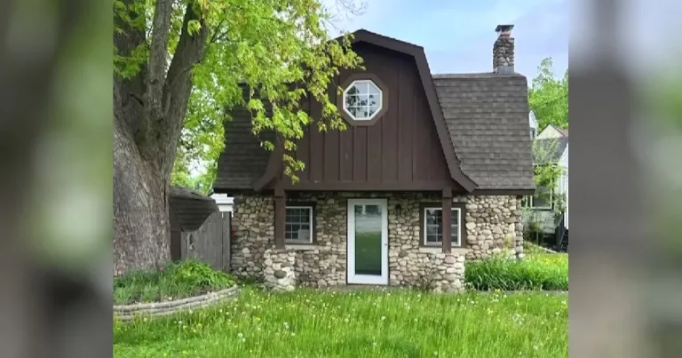 Woman buys tiny cobblestone house and gives it the cutest ‘doll-like’ interior