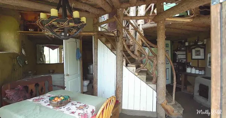 For 12 years, this woman has been living comfortably in a tiny house made of mud