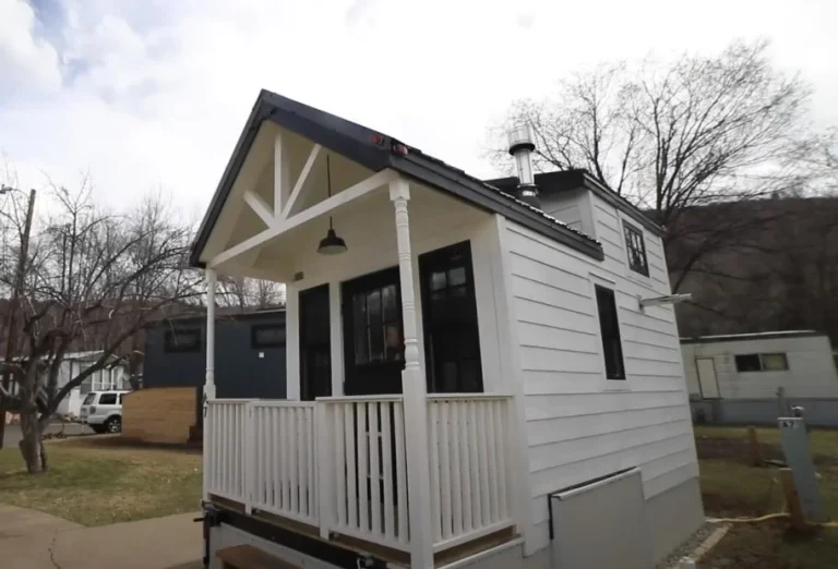 Teacher downsizes to 103-sq-ft home for debt-free living and shows how adorable it is