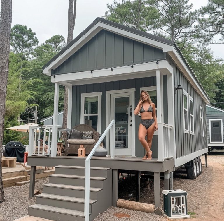 27-year-old pays $0 to live in a ‘luxury tiny home’—how she built it for $4,000: ‘I forget I’m living in a shed’