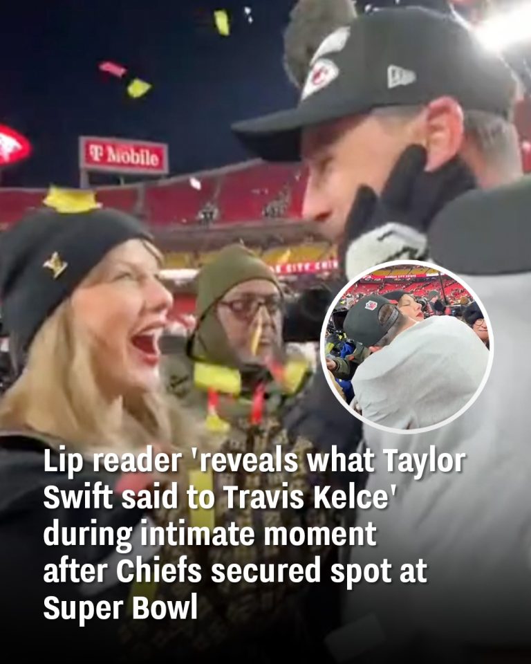 Lip Reader ‘Reveals’ Taylor Swift’s Words to Travis Kelce During a Personal Moment After the Chiefs Qualified for the Super Bowl