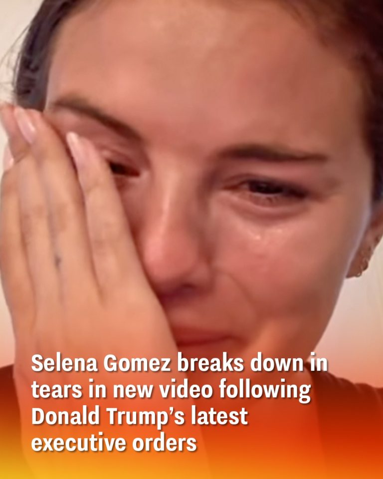 Selena Gomez Deletes Video of Her Emotional Reaction to Donald Trump’s Recent Executive Orders