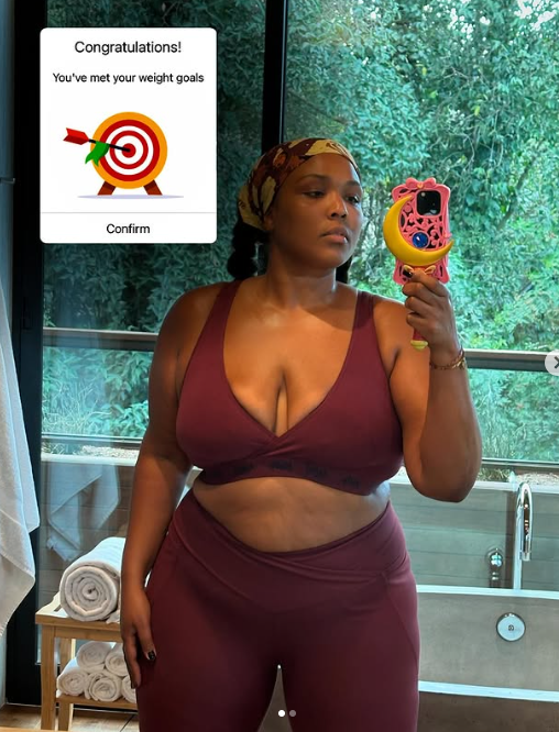 Lizzo reveals she’s hit her weight release goal: ‘I haven’t seen this number since 2014’