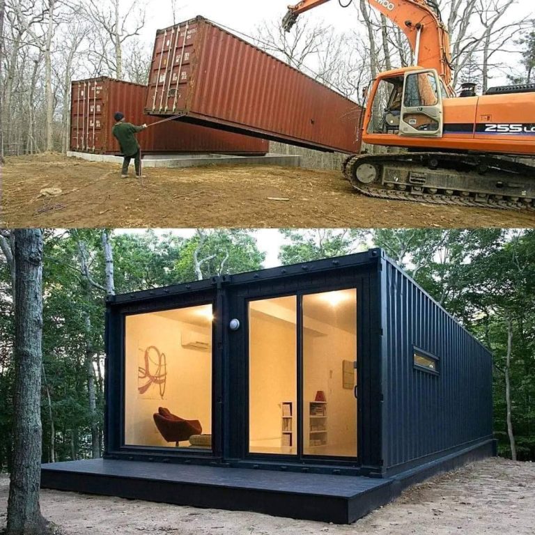 The Two-Story Shipping Container House