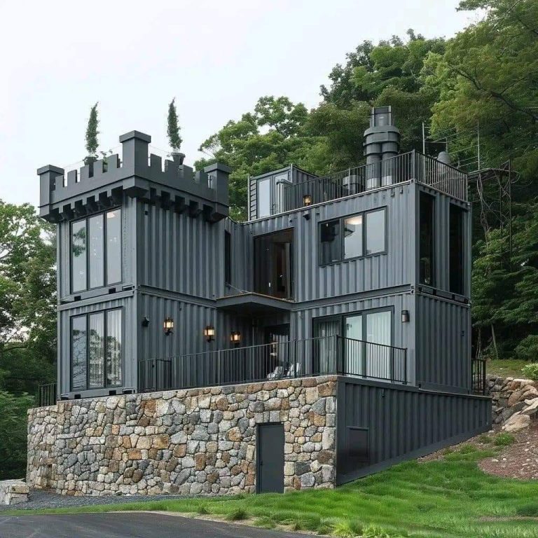 From Medieval Legends to Modern Majesty – The Shipping Container Castle!