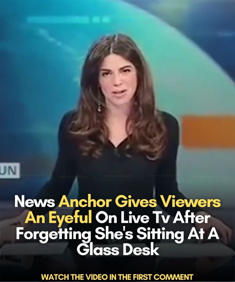 News Anchor Gives Viewers An Eyeful On Live Tv After Forgetting She’s Sitting At A Glass Desk