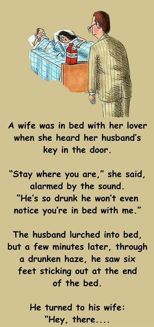 A wife was in