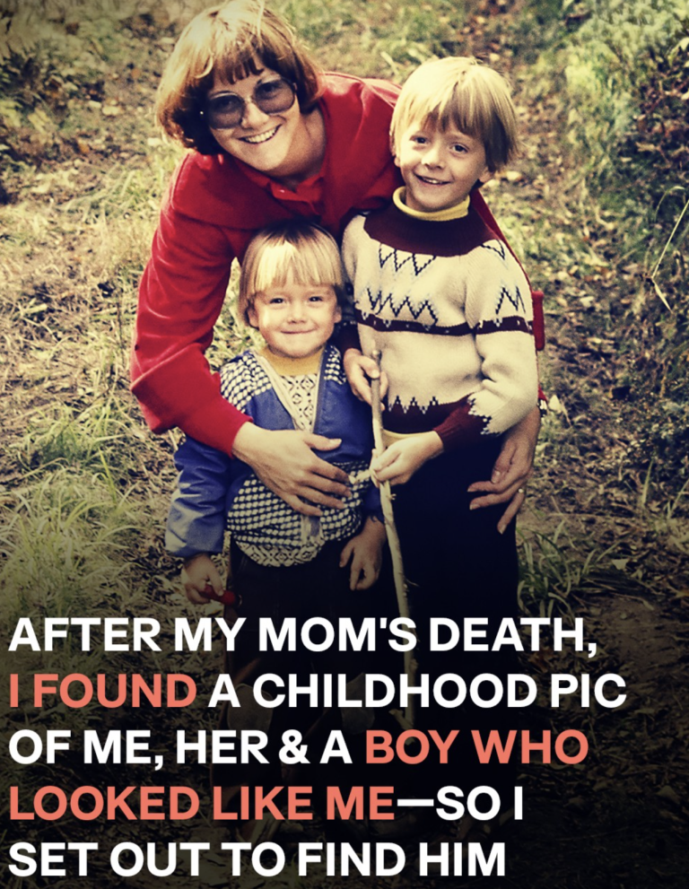 After Mom’s Death, Son Accidentally Finds His Childhood Pic with Her and Boy Who Looks Like Him