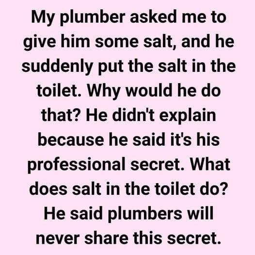 This Overlooked Tip from Plumbers Explains Why Salt Helps Your Toilet