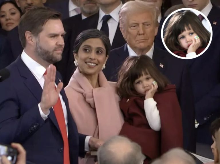 JD Vance’s Daughter Goes Viral At Inauguration After People Spot Small Detail