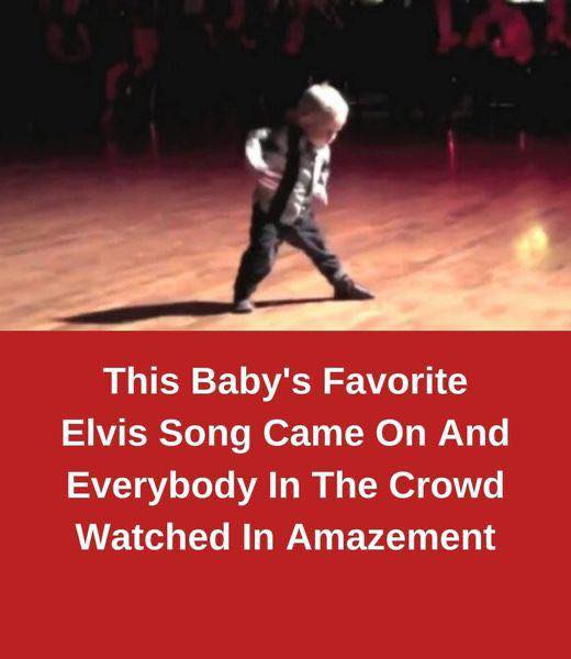 This Baby’s Favorite Elvis Song Came On And Everybody In The Crowd Watched In Amazement