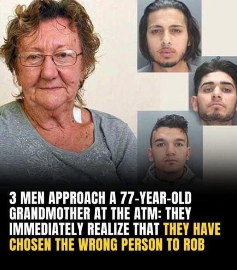 3 men approach a 77-year-old grandmother at the ATM: they immediately realize that they have chosen the wrong person to rob. It’s incredible what happened: – Check the comments