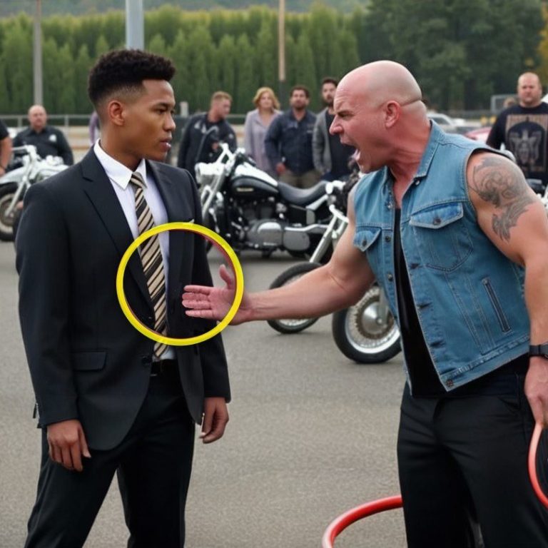 Bikers threaten a teen, unaware who he really was, they instantly regret it