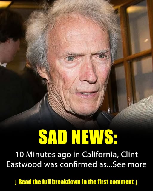 10 Minutes ago in California, Clint Eastwood was confirmed as…See more