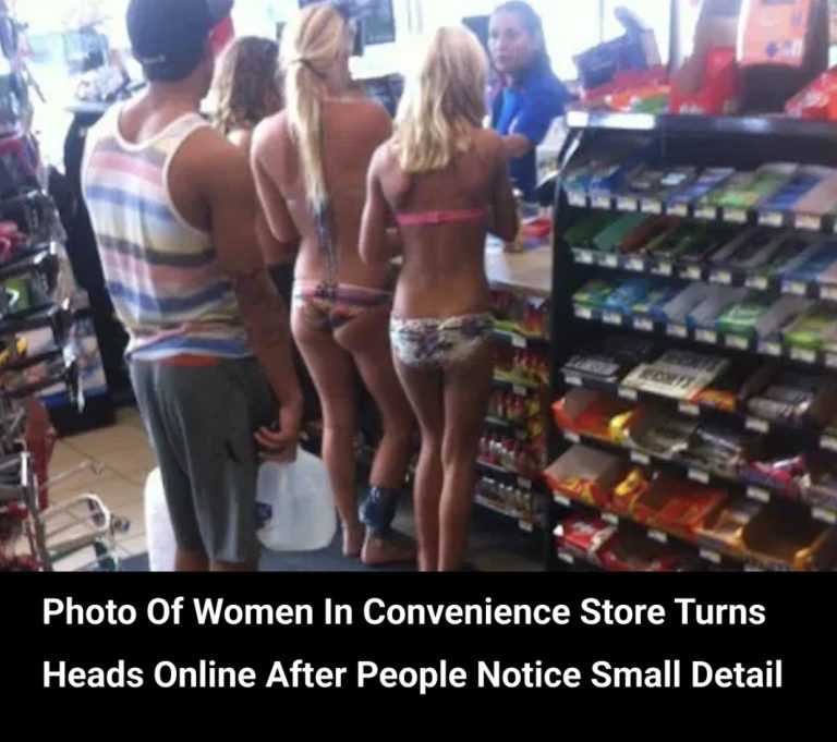 Photo Of Women In Convenience Store Turns Heads Online After People Notice Small Detail