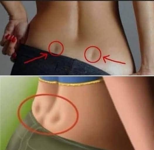 If you have these two holes in your back, it means you dont