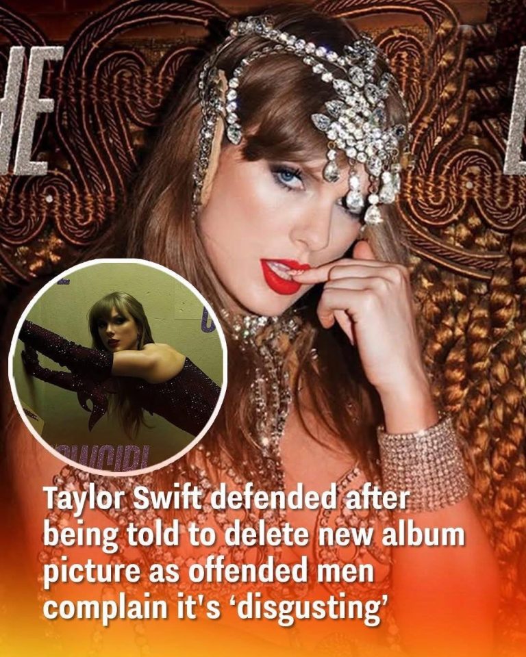 Taylor Swift defended after being told to delete new album picture as offended men complain it’s ‘disgusting’