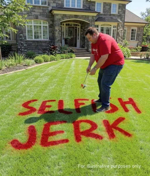 My Neighbor Spray-Painted SELFISH JERK on My Lawn, So I Gave Him a Wet Surprise He Will Never Forget