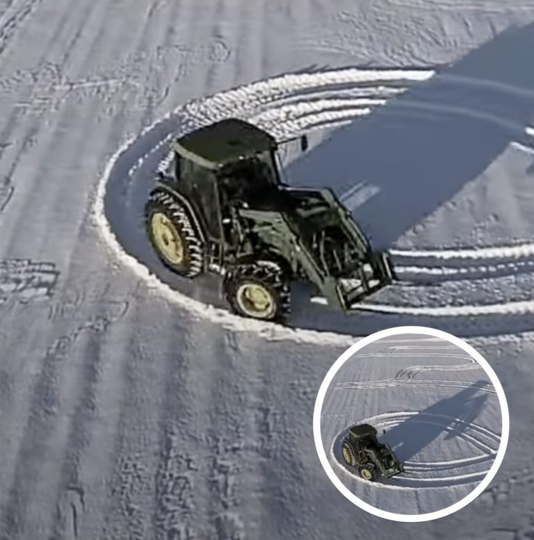 Farmer Writes Bold Message In Fresh Snow, Doesn’t Care If Some People Are Offended