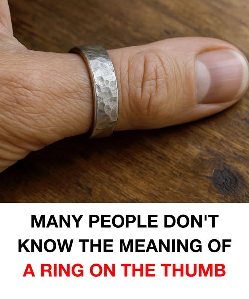 Most people don’t know what a thumb ring means