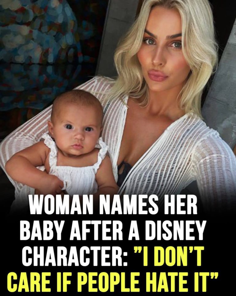 Influencer criticized for naming baby after Disney character