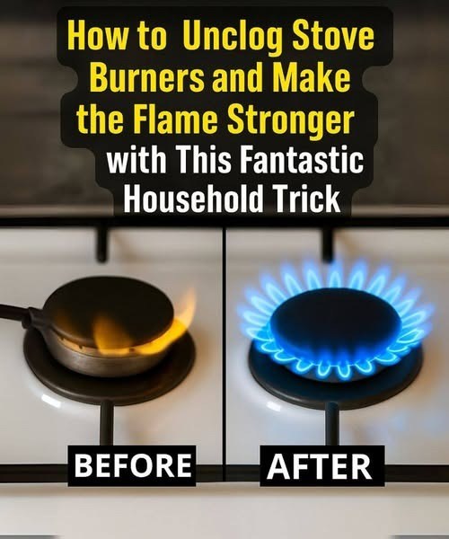 How to unclog stove nozzles and make the flame stronger with this homemade trick