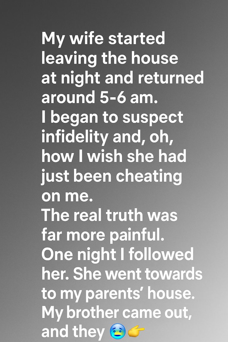 The Night I Followed My Wife and Learned What True Love Really Is