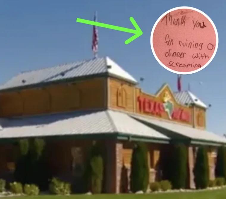 Strangers Slap ‘Nasty’ Note Down On The Table While Family Is Halfway Through Dinner