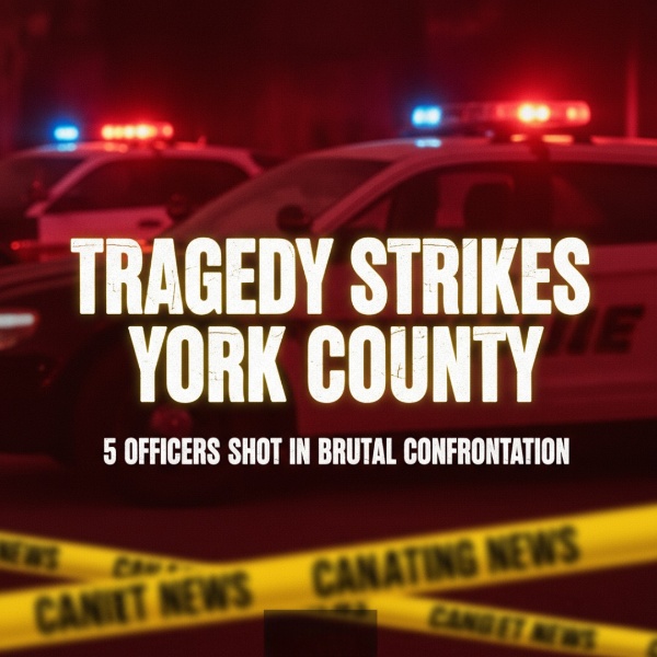 Tragedy Strikes York County — 5 Officers Shot in Brutal ConfrontatioN