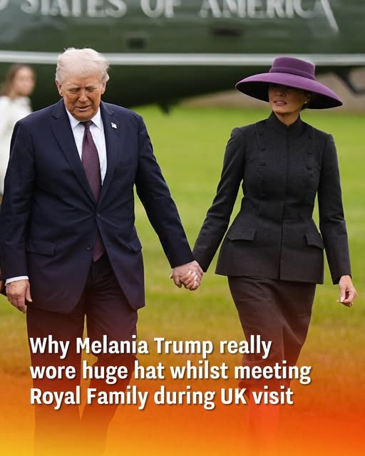 Reason why Melania Trump wore such a massive hat to meet Kate Middleton