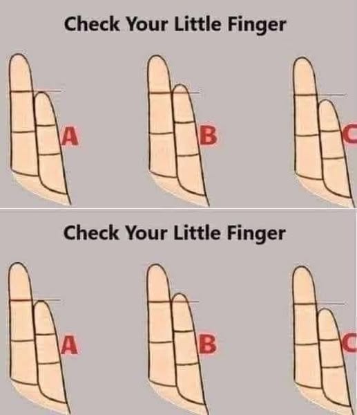 Your little finger reveals beautiful things about your personality