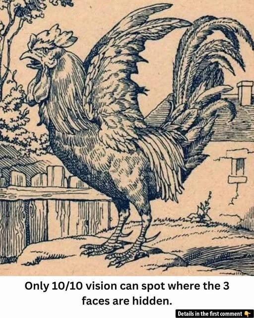 Do Your Eyes Have 10/10 Vision? Find the 3 Hidden Faces Today!