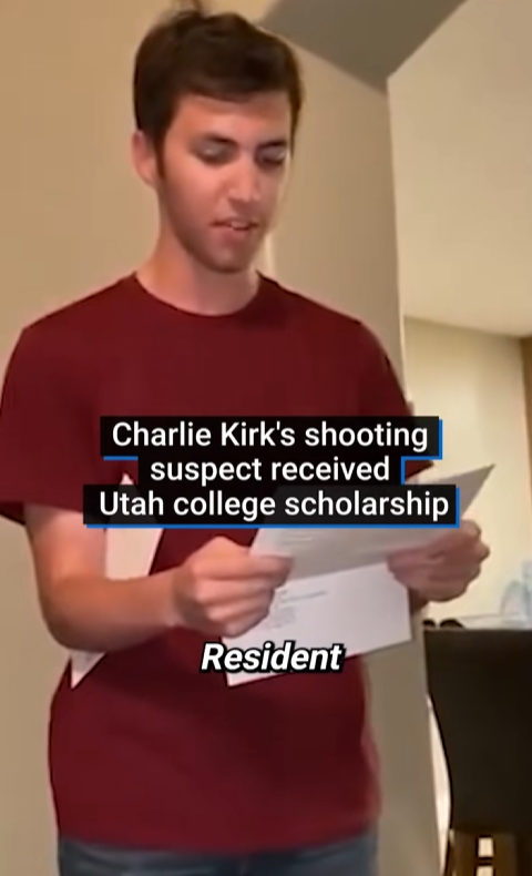Charlie Kirk’s shooting suspect received Utah collage shcolarship (Videoo)