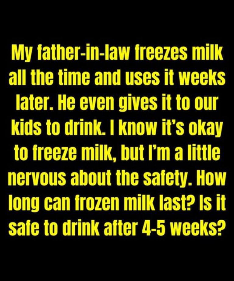 It’s possible to freeze milk—were you aware of that?