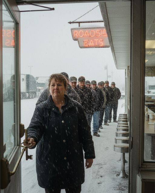 She Unlocked Her Diner for 12 Stranded Truckers in a Blizzard! But What Unfolded 48 Hours Later Left the Whole Town Buzzing With Envy
