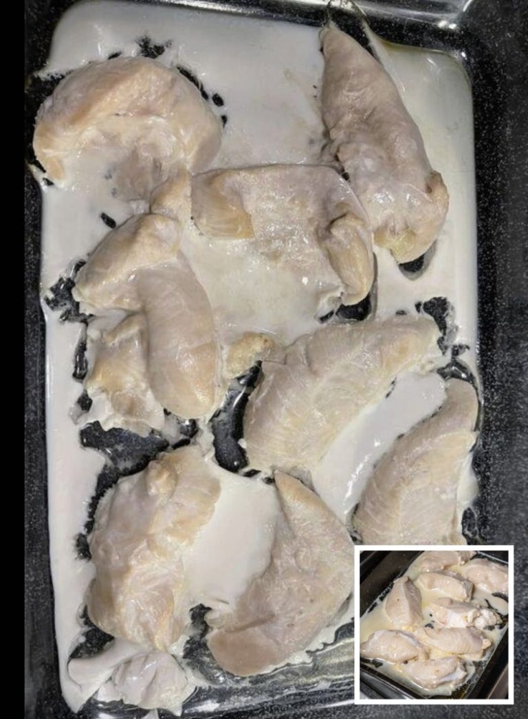 If You See This White Stuff When Cooking Chicken, Here’s What It Means