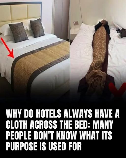 What’s The Purpose Of The Fabric Strip Across Hotel Beds