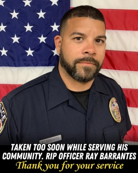 California officer Ray Barrantes killed in crash with big rig — He was “the heart of the department”