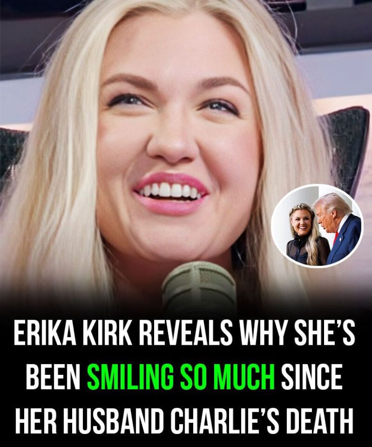 Erika Kirk reveals why she’s been smiling so much since the killing of her husband