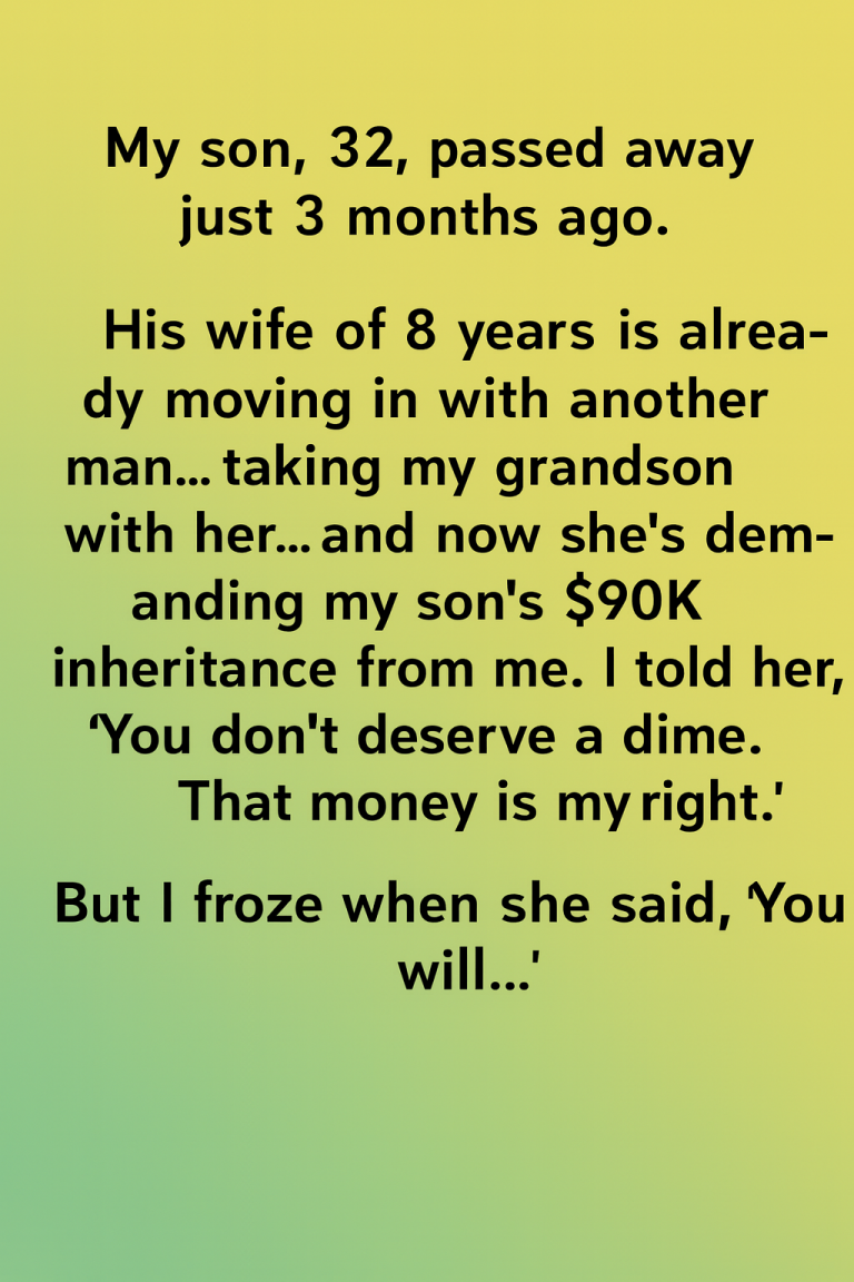 She Tried Taking My Grandson and $90K — Then She Said This