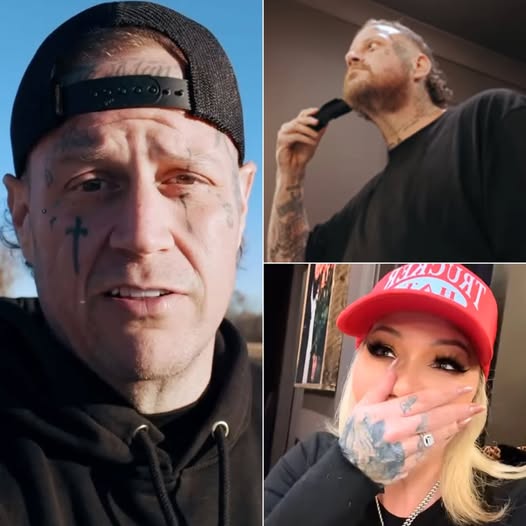 Jelly Roll’s shocking new look exploded across social media after he shaved his beard for the first time in 10 years.