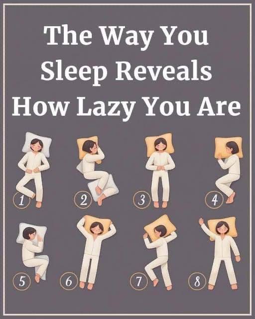Your Sleeping Position Reflects Your Level of Laziness!