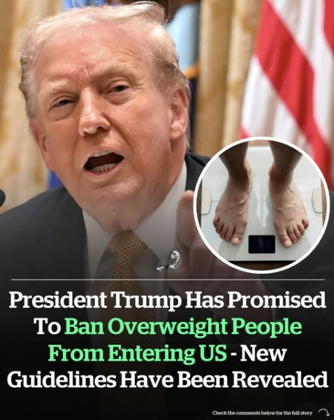 Donald Trump has promised to ban overweight people from entering US – new guidelines have been revealed