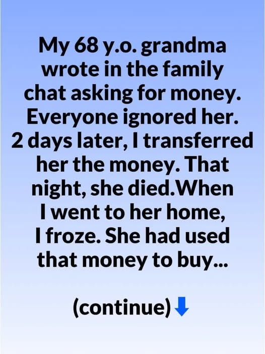 What My Grandma Bought Before She Said Goodbye