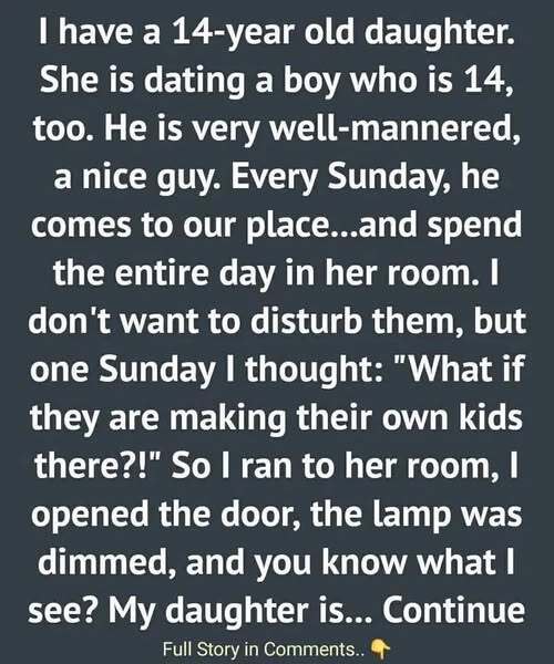 I opened my teenage daughter’s door — and stopped in sh0ck at what she was doing