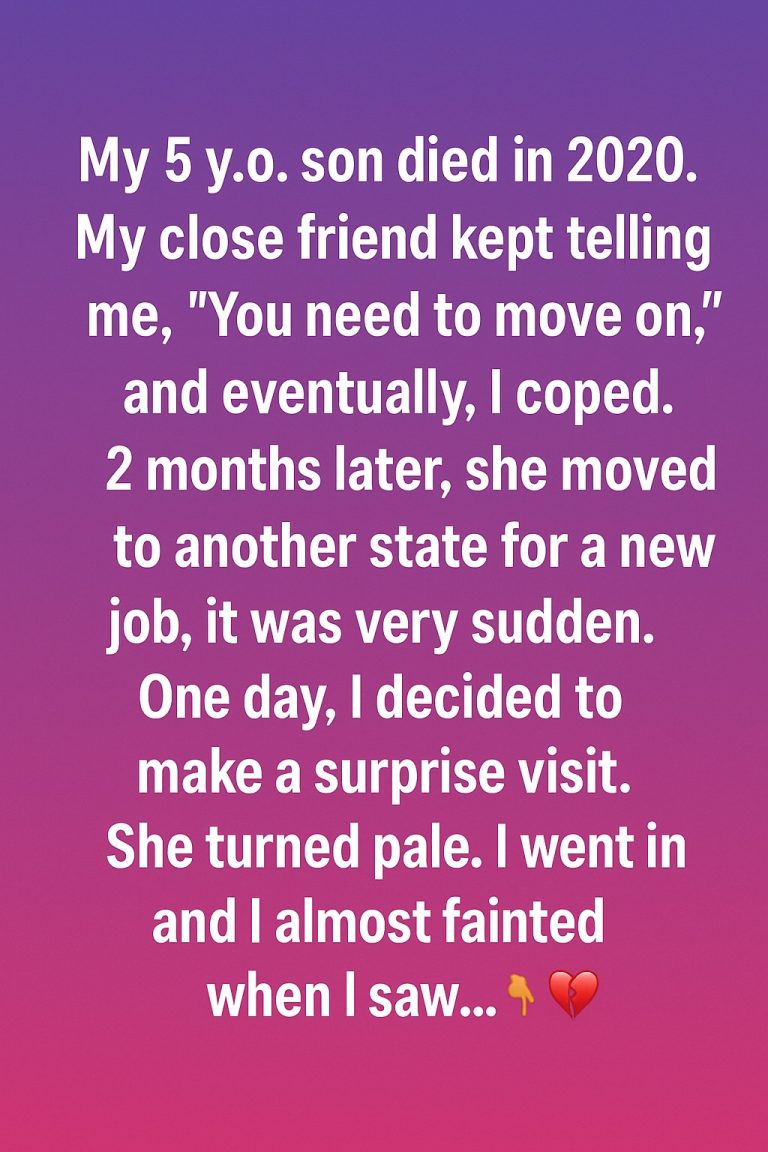 After My Son’s Death, My Friend Moved Away. What I Discovered Later Broke Me Again