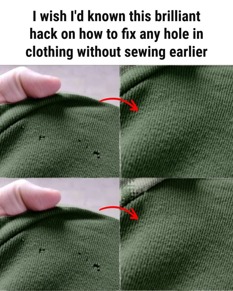 How To Fix A Hole In Clothing Without Sewing